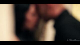 The guy completely satisfied the sultry brunette Gina Devine's desires