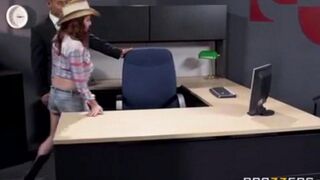 Asian dude fucks his secretary at the workplace in this hot vid