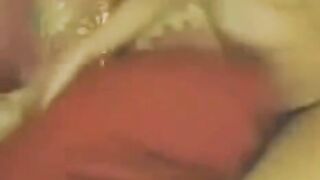 A Chinese girl masturbates in front of her webcam with stunning glasses