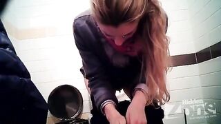 A hidden camera was secretly filming in the store toilet