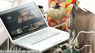 Hot massage sex with Chinese babe and her tight boobs