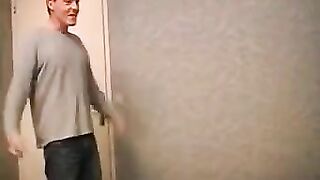 A mature woman in a skirt is asking to be fucked on the bed