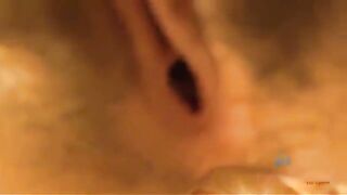 A man gets his dick sucked by a woman at home