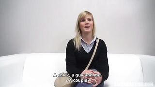 Young beauty from the Czech Republic at porn casting