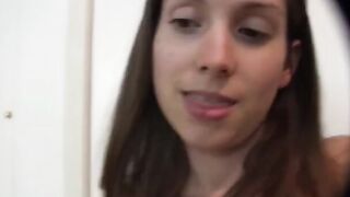 A blowjob video with a high-quality girl showing her oral skills