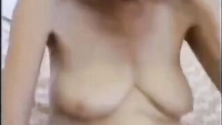 A shocking video of an old grandma getting fucked and finished