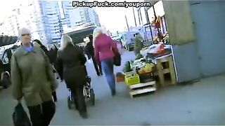 Guy agreed to fuck a blonde he picked up on the street for cash