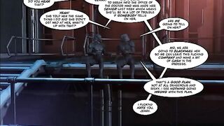Adult comic porn with a hot and busty brunette who cheats
