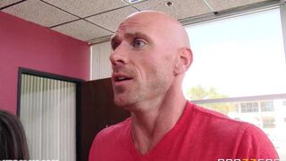 Long and thick finger of athlete in anal hole