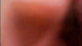 The guy stuck his friend's dick in her mouth and made her give a blowjob