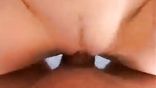 A girl ends up with a wet pussy and screams loudly
