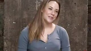 The sexy girl was tied up and fucked in a chair