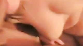 The girl spread her legs to show her holes to everyone