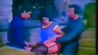 Vintage porn with an Italian twist, featuring a hot threesome scene from the 80's