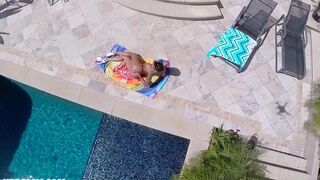 A negro man with a huge dick fucks his neighbor in anal pose
