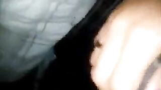 Fingered his dick right in the subway and soon released cum
