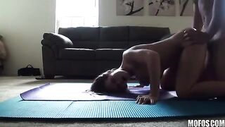 The man fucked his sister at home, and she loved it