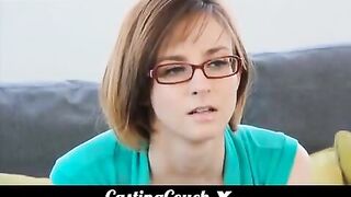 Skinny teen gets fucked during her casting session