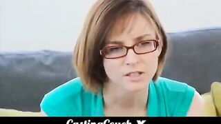 Skinny teen gets fucked during her casting session