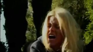 A girl with natural breasts seduced her stepbrother to fuck her