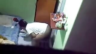 A hidden camera was secretly installed in the girl's room in the hostel