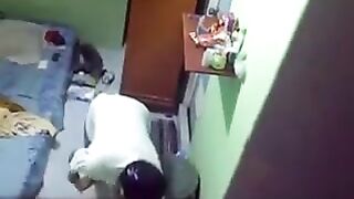 A hidden camera was secretly installed in the girl's room in the hostel