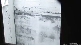 Peeping in the women's toilet (view from below) - a popular prno scene