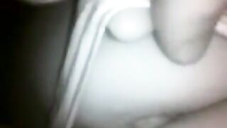 At night, the boy managed to get into the girl’s panties on camera