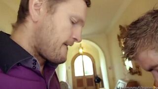 Two cocks tore virgin ass with intense pleasure