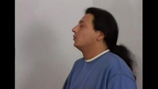 Fixing TV set paid with sex and cock sucking