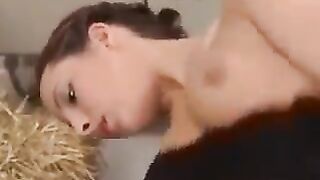 German MILF masturbates her pussy while wearing sexy stockings