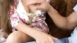 A mother gets caught and fucked by her eldest son