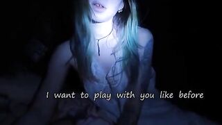 A stepsister came to her stepbrother to play, but things got scary