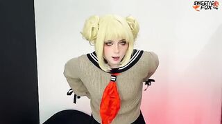 Himiko Toga gets fucked after taking an exam, using her mouth