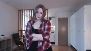 The girl is too excited, she needs a bigger toy to satisfy herself