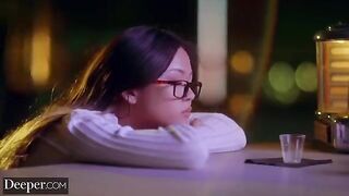 Petite beauty Lulu Chu gets her pussy filled with sticky sperm