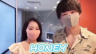 Japanese guy’s slippery handjob with cum lube ends with a creampie in doggy style