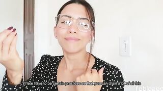 The sexy psychiatrist helps you with your problems through role play JOI