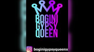 A queen among gypsies, Bogini Gypsy Queen, rides fiercely with her powerful presence