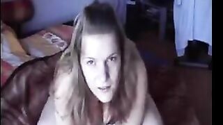 A fat woman was fucking without knowing she was being filmed