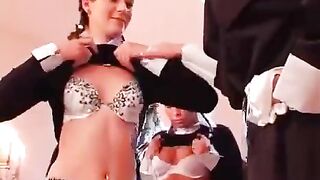 A nun forced three girls to have sex with each other