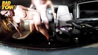 The camera in the car has recorded sex with the driver and passenger