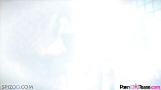A lonely beauty named Alison Tyler caresses herself in her panties