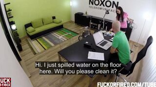When applying for a job, do not forget to give in the ass to the boss