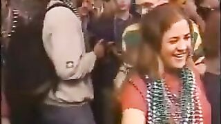Mardi Gras holiday brings out girls' natural tits