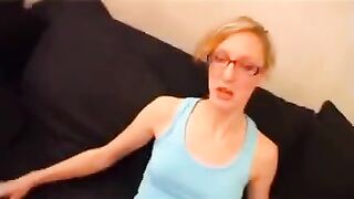A young man fucked a thin French girl who was a little older than 18