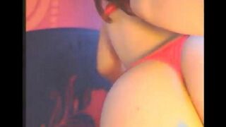 The girl fucks herself in all holes with powerful vibrators