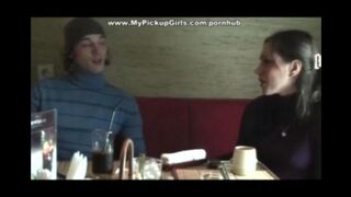 A Russian girl has anal sex right after meeting a black guy