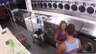 A guy screwed steaming-hot Dillion Harper in the laundry, a true fantasy