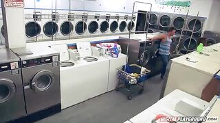 A guy screwed steaming-hot Dillion Harper in the laundry, a true fantasy